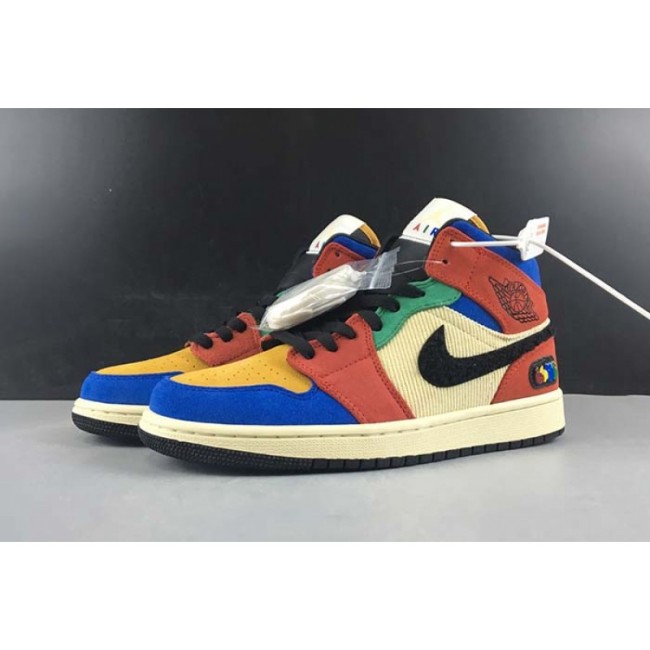 Blue The Great x Air Jordan 1 Mid “Fearless” CU2805-100