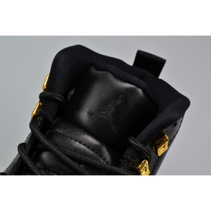 AIR JORDAN 12 RETRO  WINGS  black/ metallic gold-white mens 848692-033