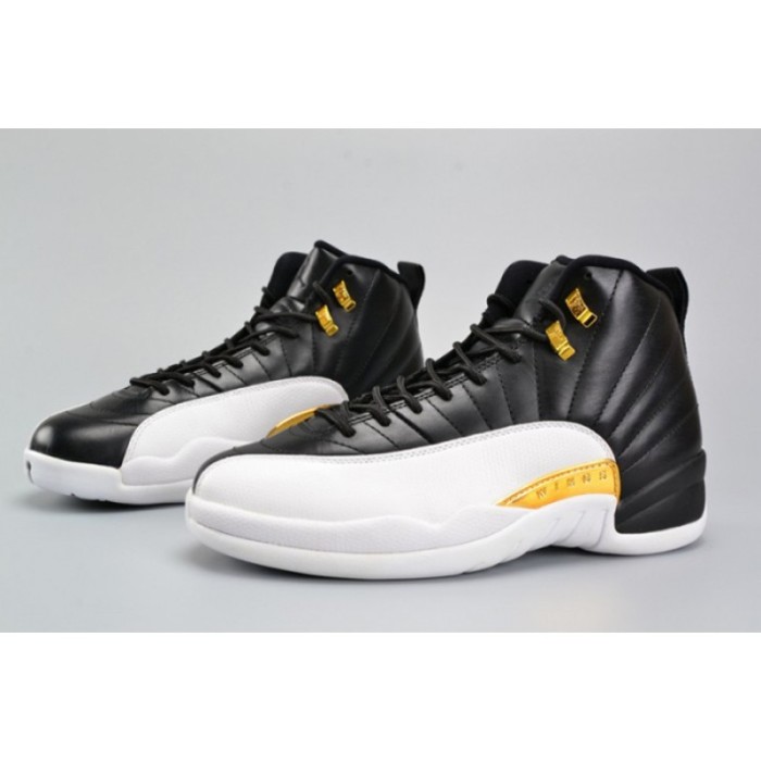 AIR JORDAN 12 RETRO  WINGS  black/ metallic gold-white mens 848692-033