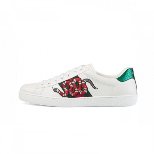 Gucci Ace Embroidered Snake