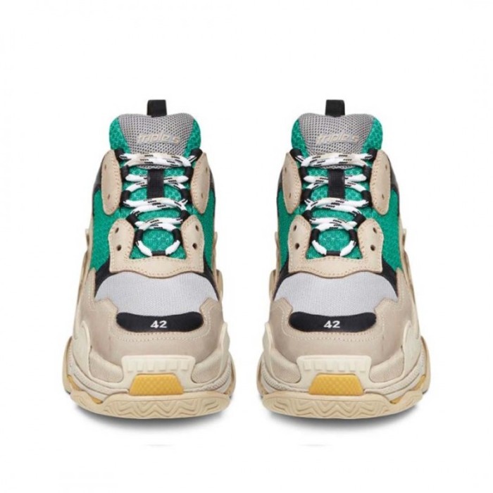 Balenciaga Triple S Beige Green Yellow