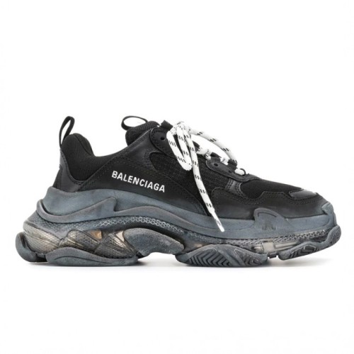 Balenciaga Triple S Clear Sole Black
