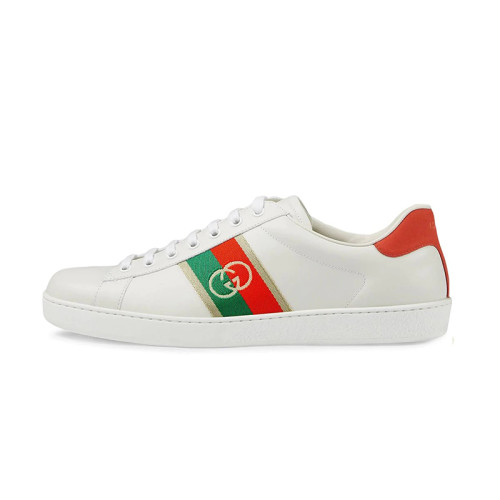 (Men) Gucci leather Ace sneakers