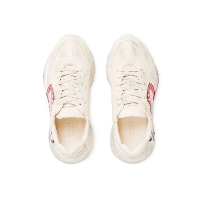 (Men) Rhyton sneaker with mouth print