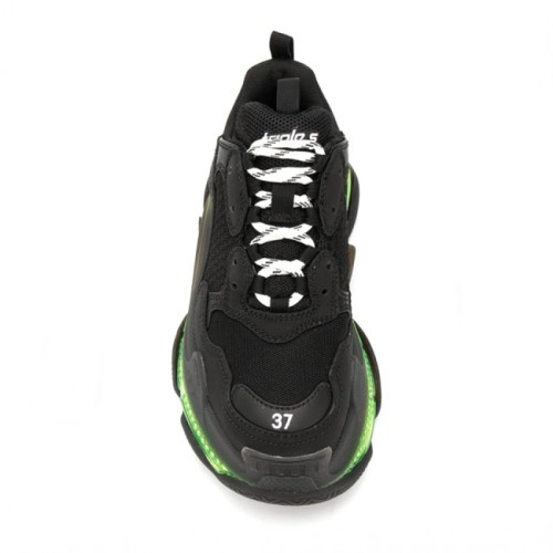 Balenciaga Triple S Black Yellow Fluo