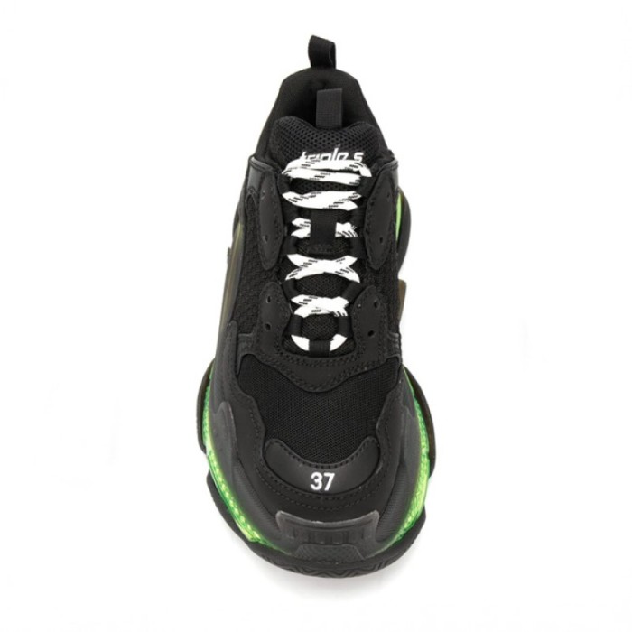 Balenciaga Triple S Black Yellow Fluo