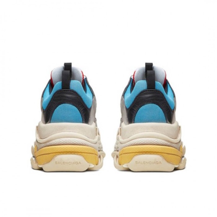 Balenciaga Triple S Grey Red Blue