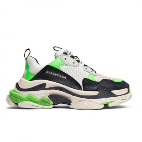 Balenciaga Triple S White Green