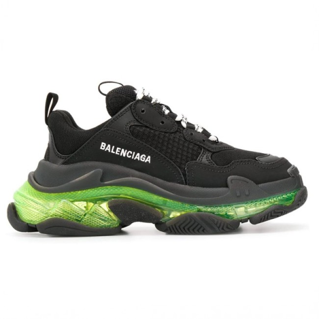 Balenciaga Triple S Black Yellow Fluo