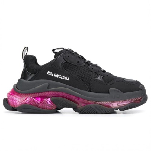 Balenciaga Triple S Clear Sole Neon Pink