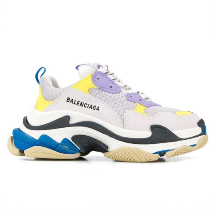 Balenciaga Triple S Purple Yellow Blue