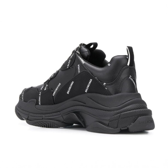 Balenciaga Triple S Black Logo