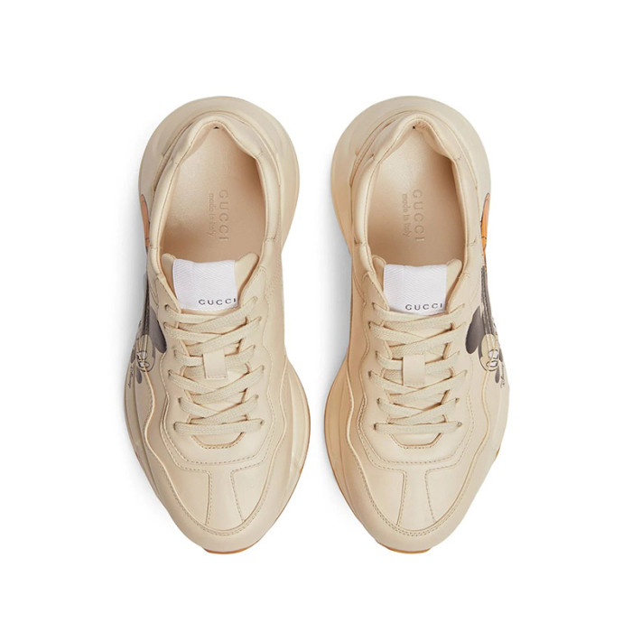 (Women) Gucci x Disney Rhyton leather sneakers