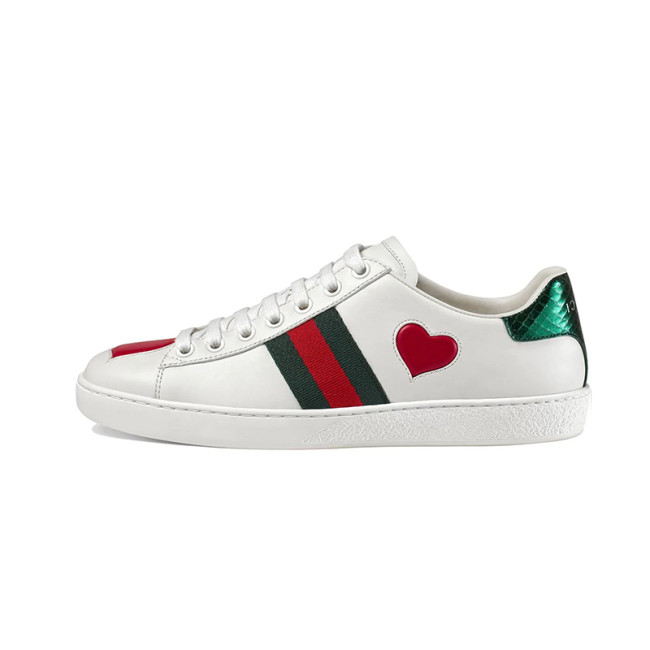 (Women) Gucci Ace embroidered low-top sneaker