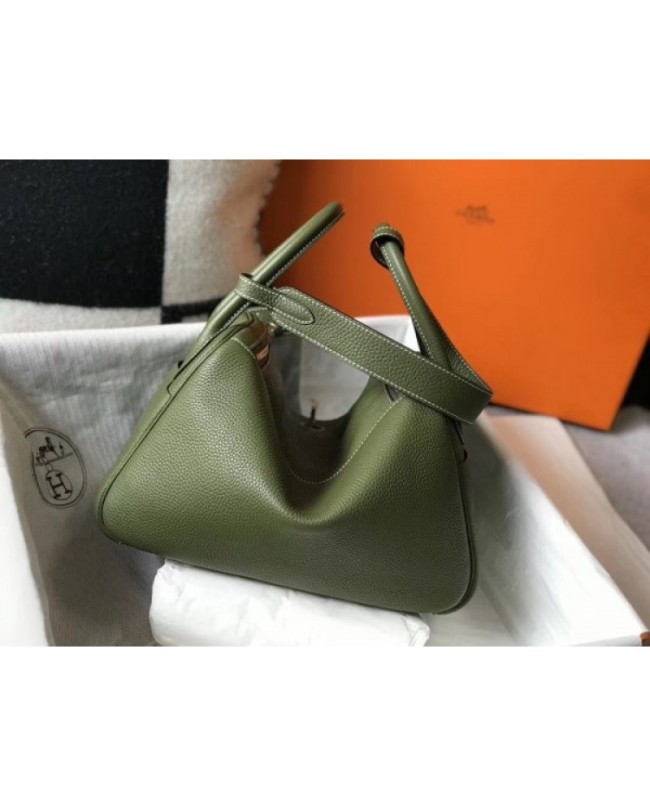 Hermes Canopee Clemence Lindy 30cm Bag with GHW