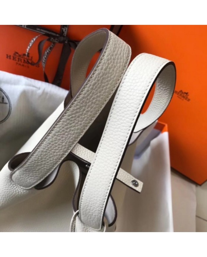 Hermes Picotin Lock 18 Bag In Beton Clemence Leather