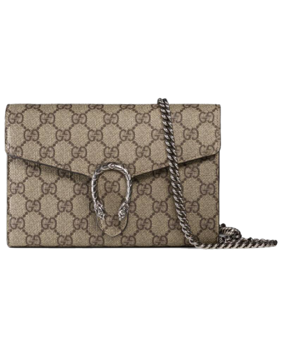 (Women) Dionysus GG Supreme chain wallet
