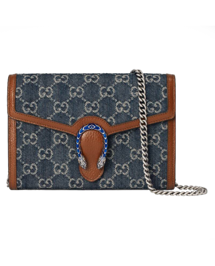 (Women) Dionysus GG Supreme chain wallet