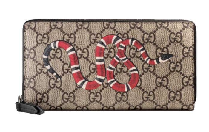GUCCI Coral snake print wallet