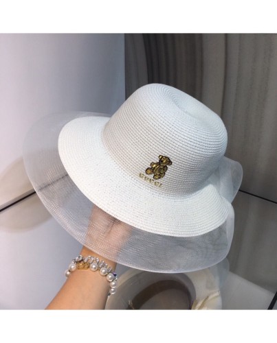 （Women）Gucci organza straw hat