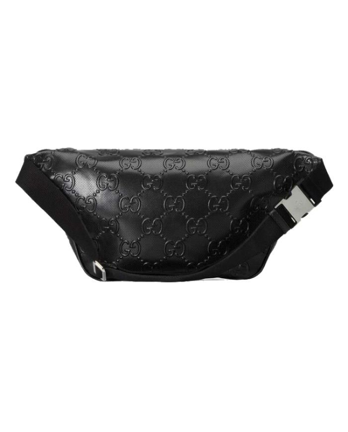 (Men) GG print embossed belt bag