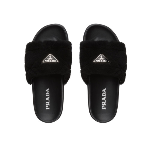 (Women) Shearling slides
