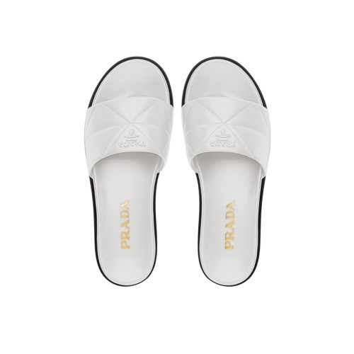 (Women) Nappa leather slides