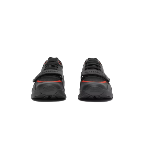 (Men) Vintage Check, Leather and Mesh Sneakers