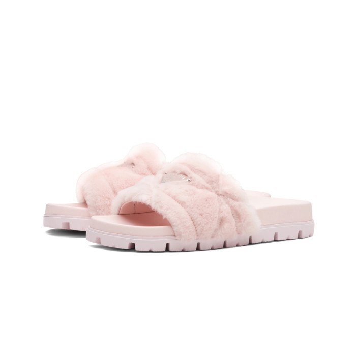 (Women) Shearling slides