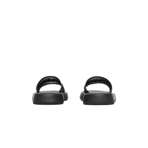 (Women) Embroidered Logo Mesh and Leather Slides