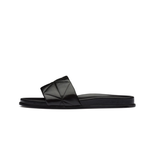 (Women) Nappa leather slides
