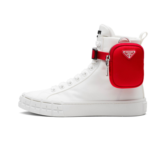 (Women) Wheel Re-Nylon Gabardine high-top sneakers