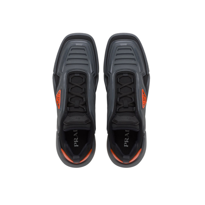 (Men) Techno Stretch fabric sneakers