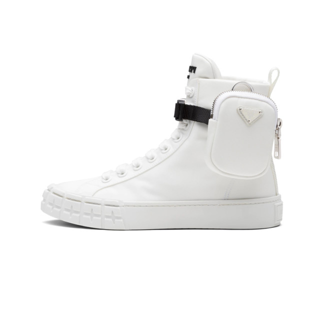 (Women) Wheel Re-Nylon Gabardine high-top sneakers