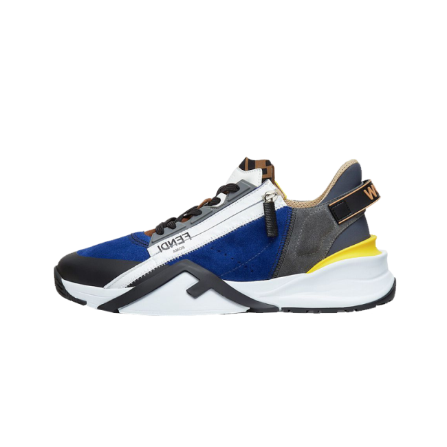 (Men) Multicolor suede low-tops