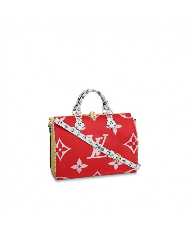 Cosmetic Pouch Monogram Giant Khaki Green/Beige