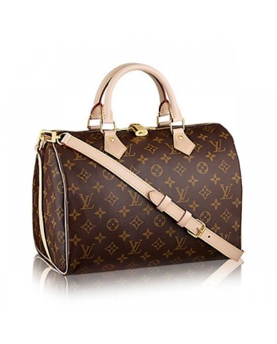 Damier Ebene Canvas Speedy Bandouliere 35 N41366