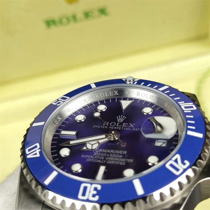 Date Blue Diamond Mens Watch 116619