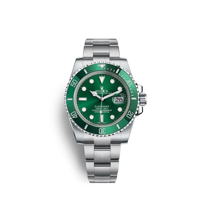 Date Green Dial Men's Watch 116610LV-0002