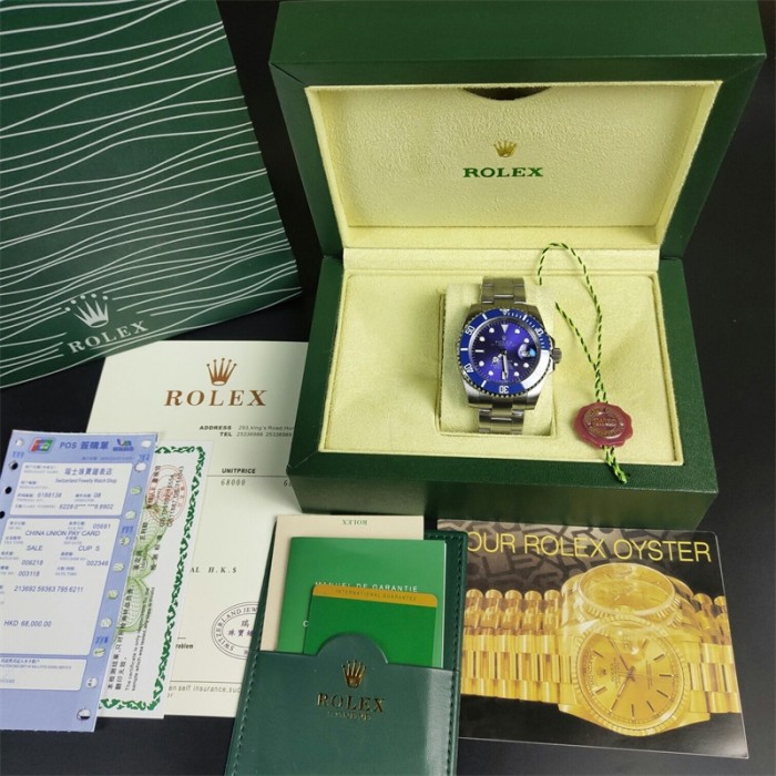 Date Blue Diamond Mens Watch 116619