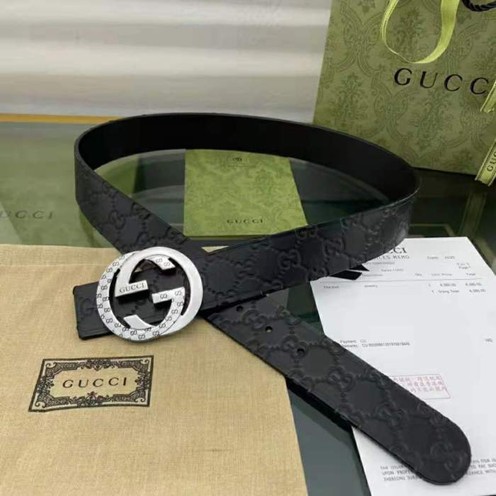 Gucci New type of embossed copper buckle pattern