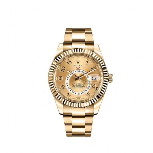 Sky-Dweller Men's Gold Watch 326938