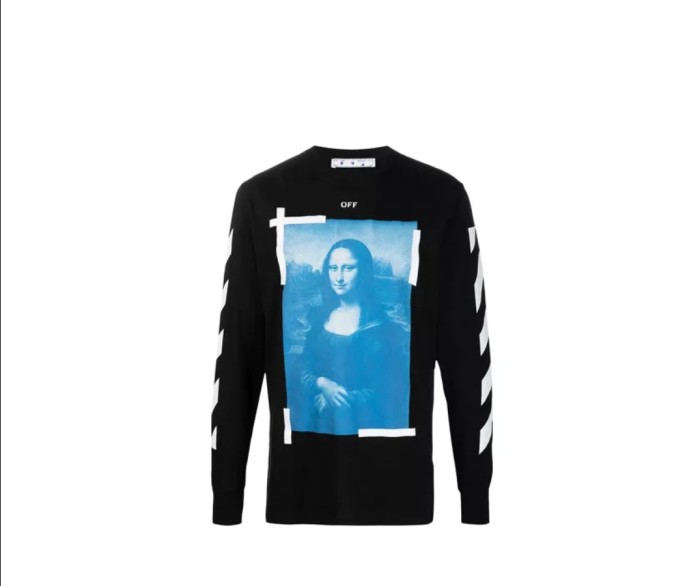 OFF-WHITE SS21 Monaly Printed Long Sleeve Unisex