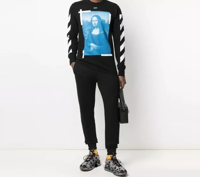 OFF-WHITE SS21 Monaly Printed Long Sleeve Unisex