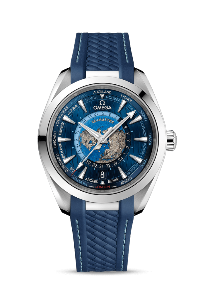 Seahorse series AQUA TERRA 150m watch 43 mm Master Chronometer GMT World Time Watch