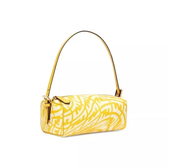 FENDI Shiny canvas underarm bag