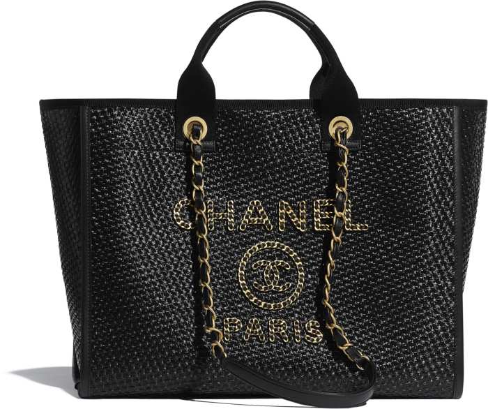 Chanel Straw calfskin shoulder bag