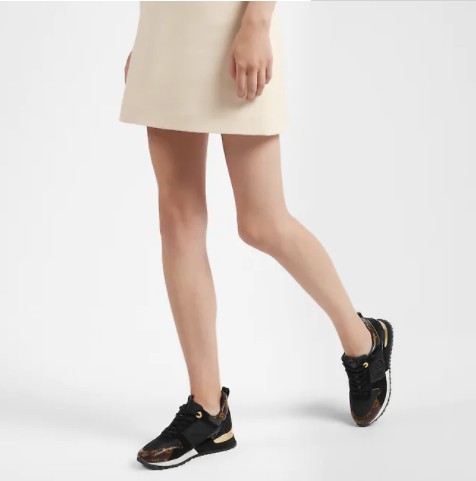 Louis Vuitton canvas sneakers black11-2