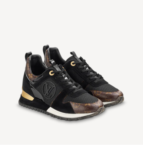 Louis Vuitton canvas sneakers black11-2