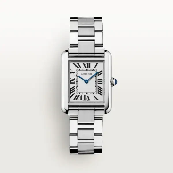 TANK SOLO watch Small model, quartz movement, stainless steel